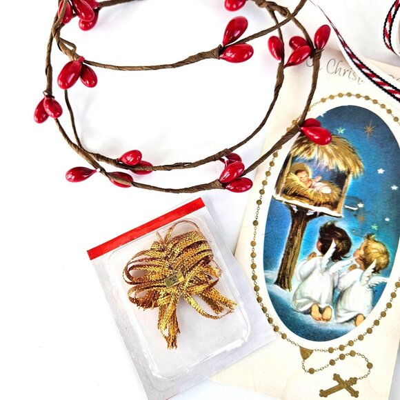 Handmade Wooden Ornament Instant Vintage Christmas Collection Bundle - Picture 9 of 14